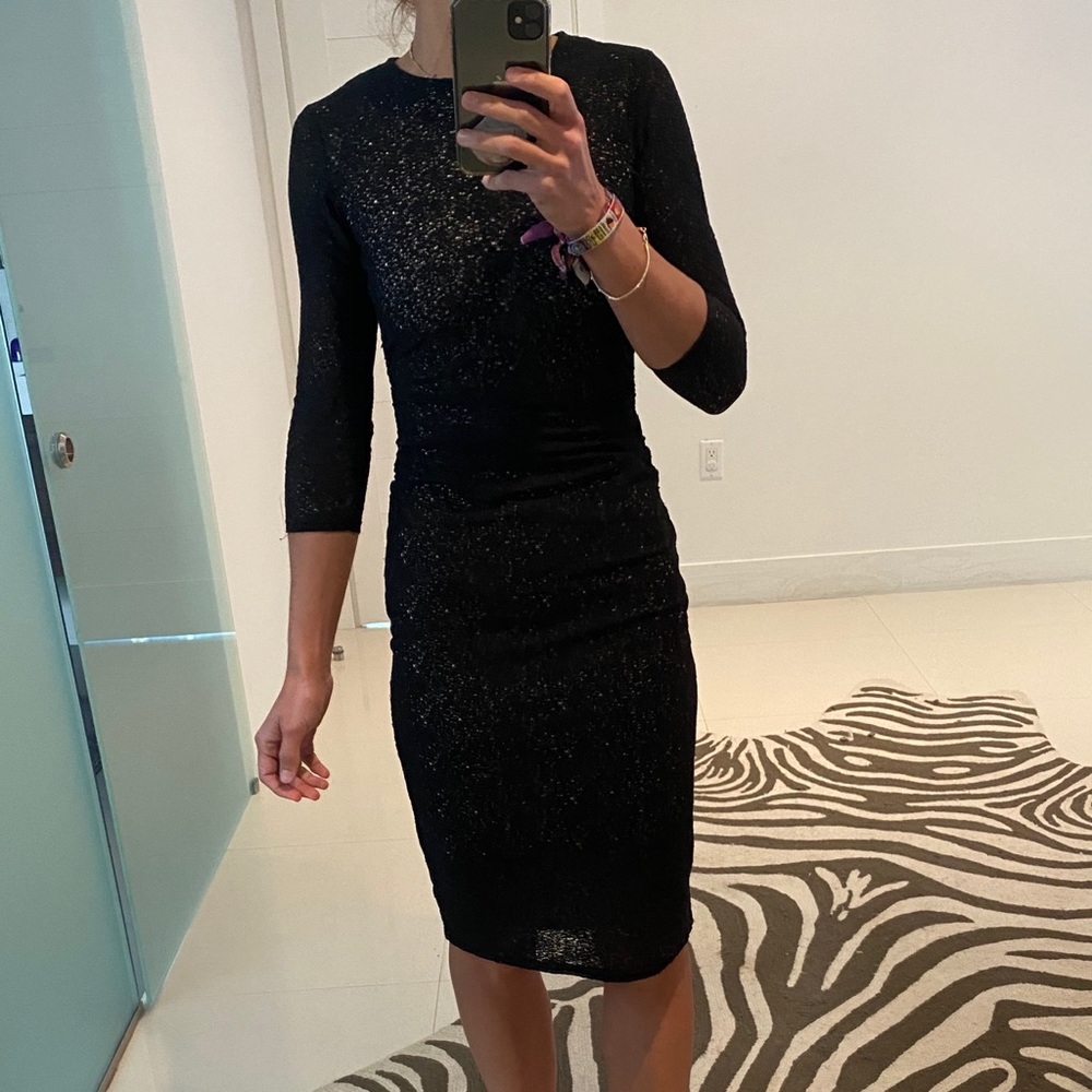 REISS London Flattering black dress